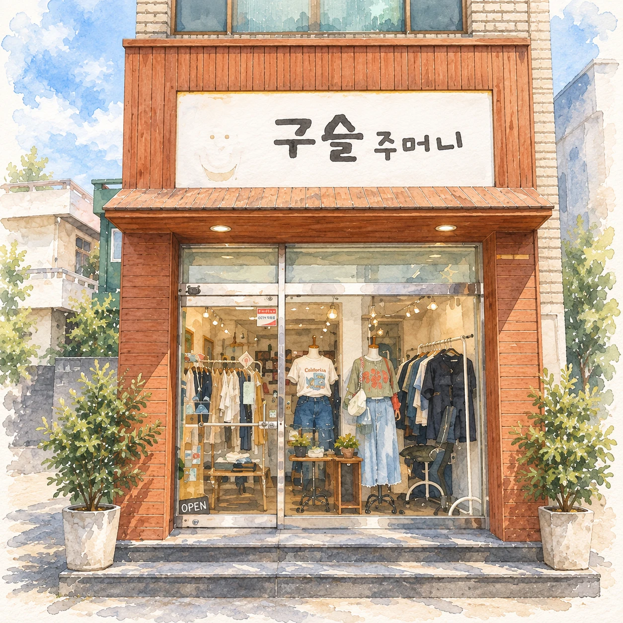 구슬주머니 제주 칠성로 여성복 매장